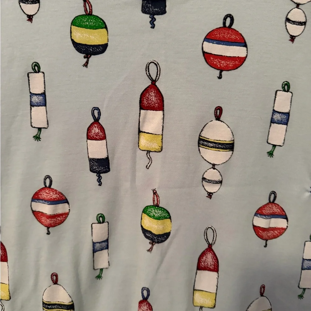 The Beaufort Bonnet Company Colorful Buoy Print Polly Play Dress